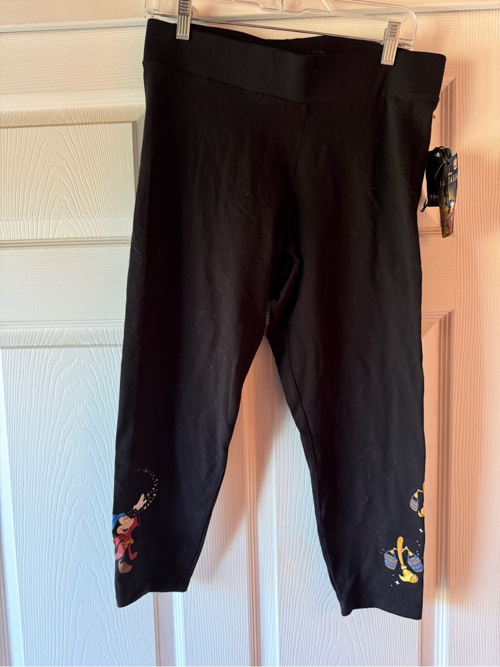 torrid Black Capri Leggings with Character Hem Graphics